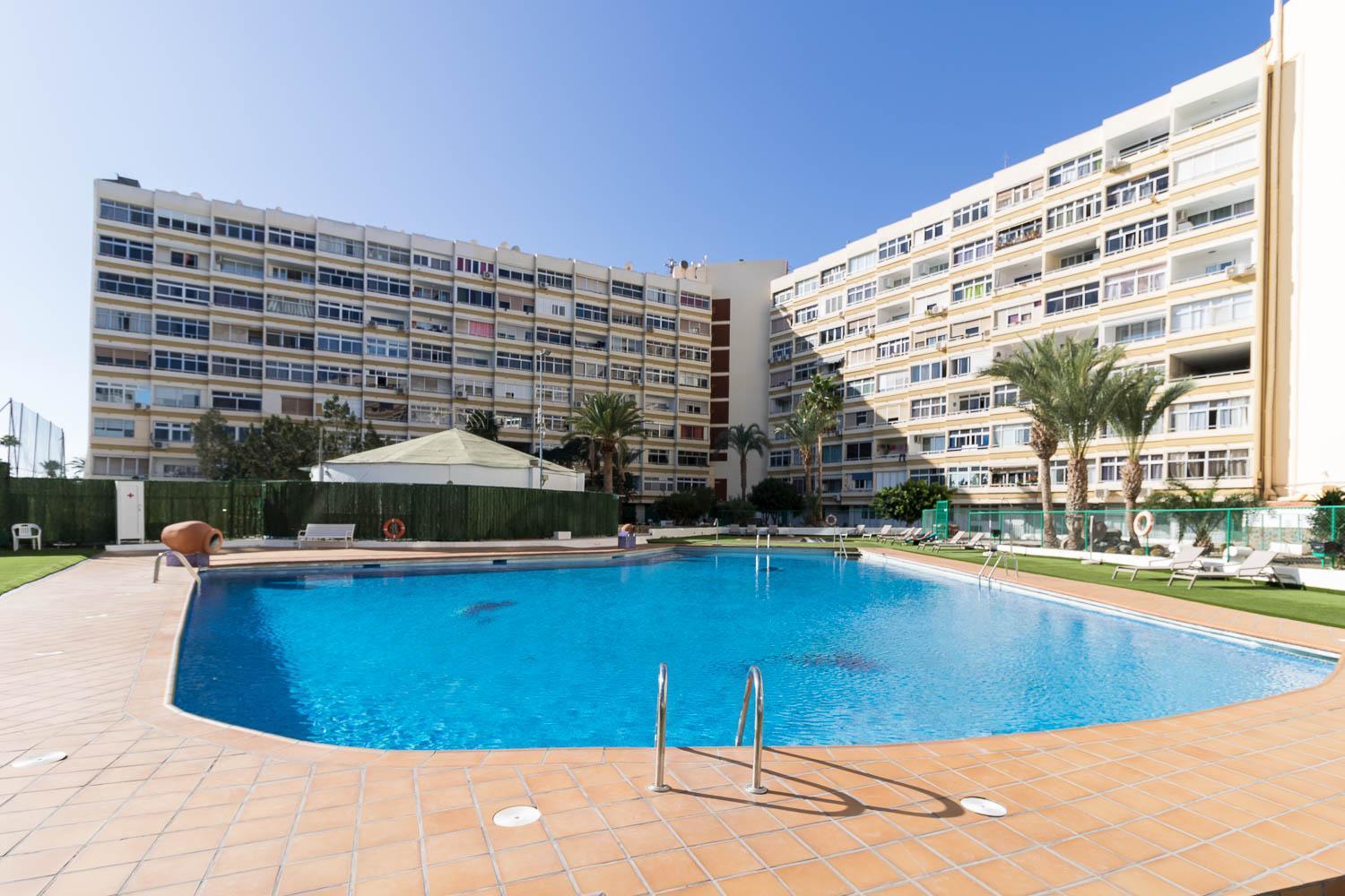 Blue Sky, Apartamento Vista Oceano Playa del Ingles  Luaran gambar