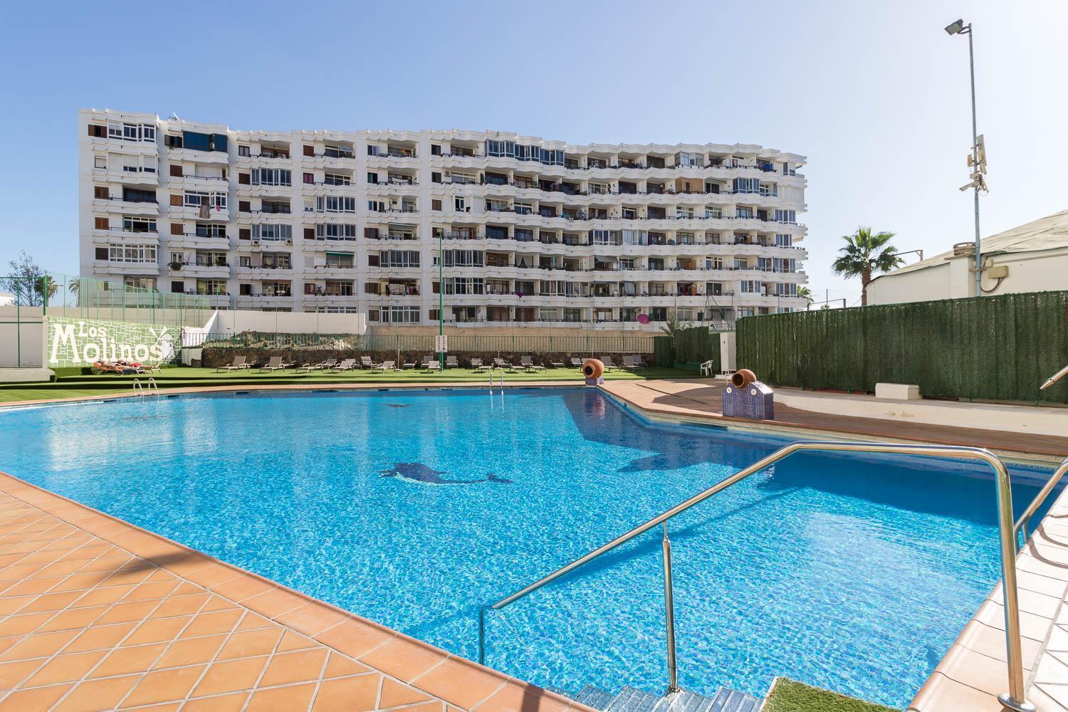 Blue Sky, Apartamento Vista Oceano Playa del Ingles  Luaran gambar